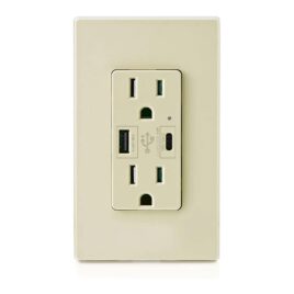 USB C Outlet PD 24W Ivory