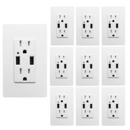 4.2A USB Outlet 10pack